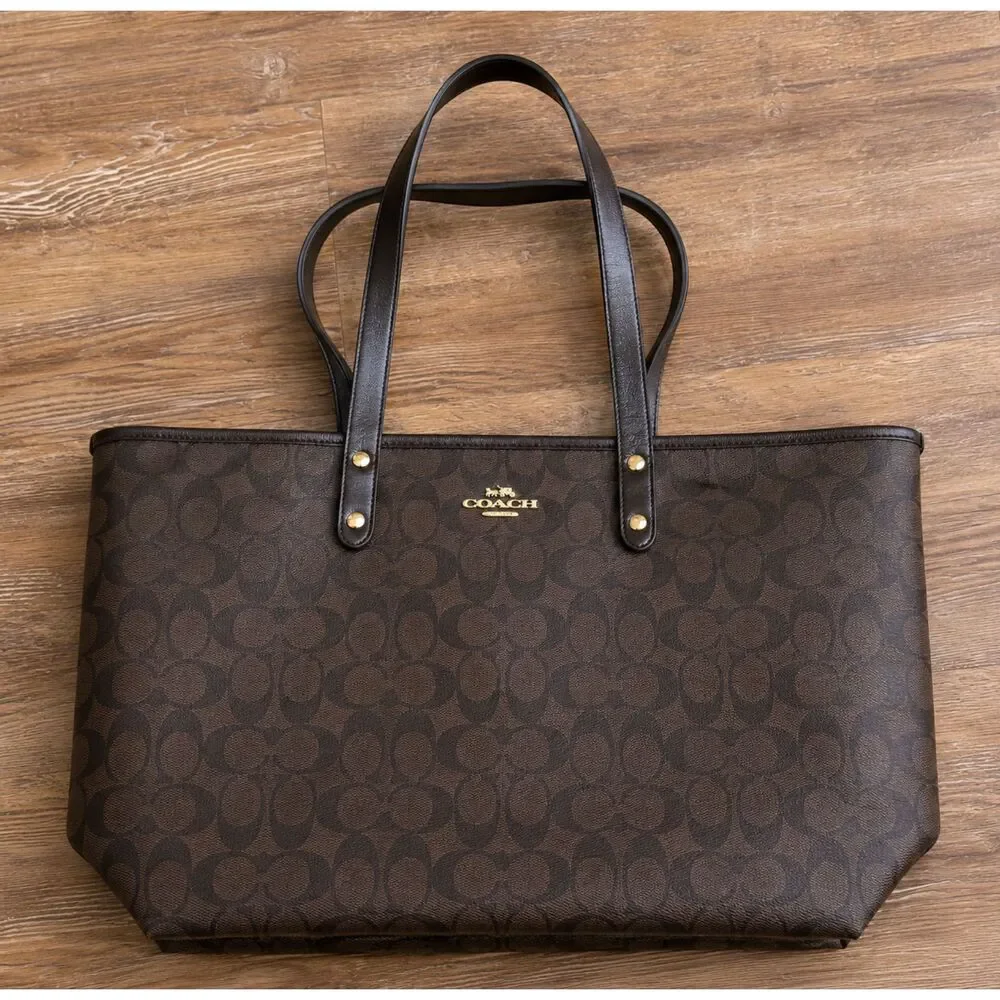 Coach Monogram Tote Bag